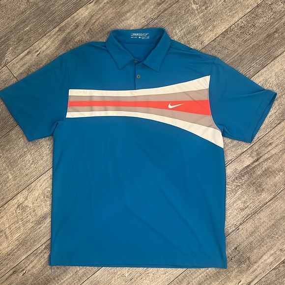 Nike Dri-Fit Golf Polo- Size Large - Picture 1 of 5
